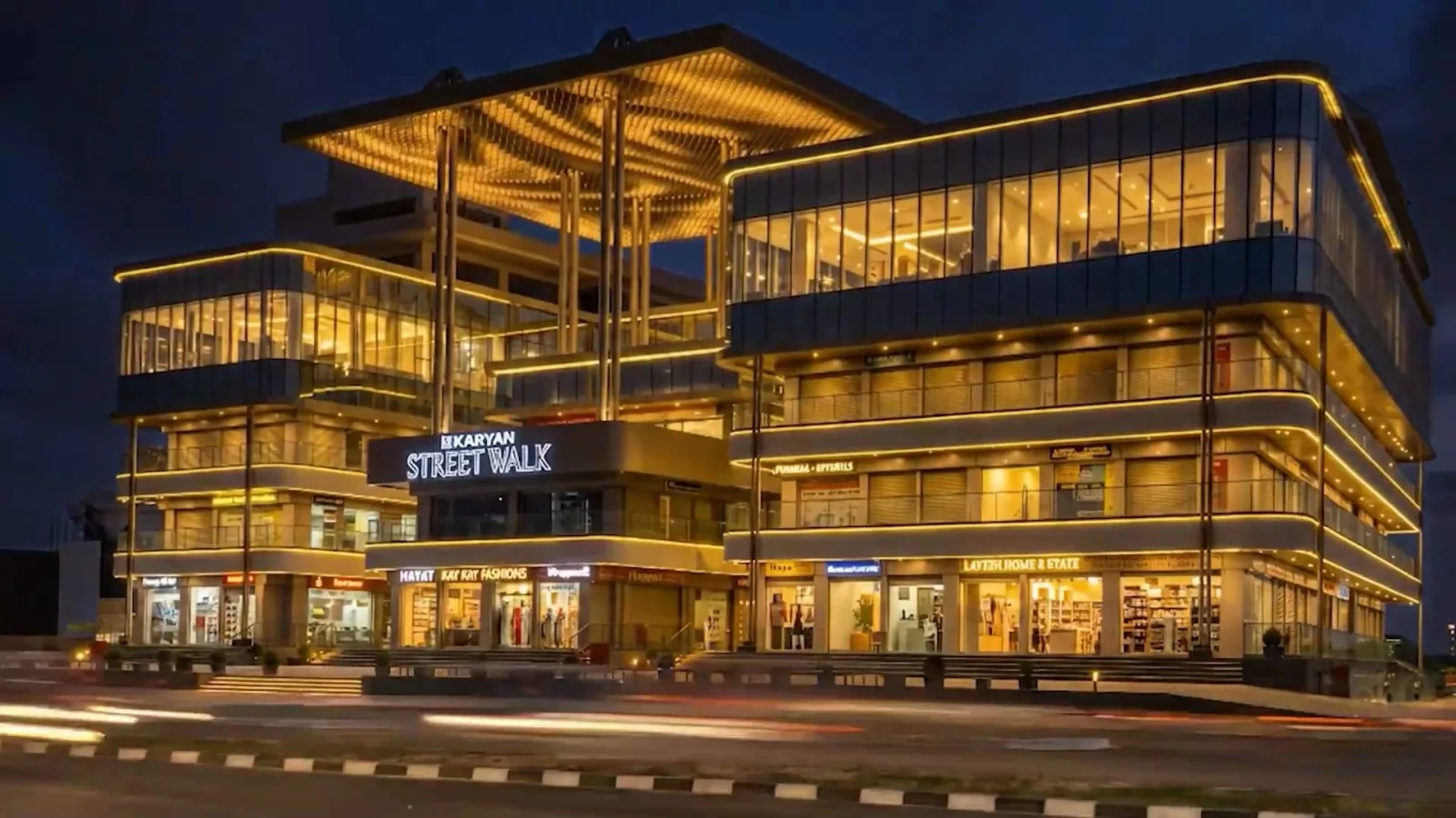 Karyan Street Walk commercial building at Wave City, Ghaziabad — office location of Adv. Neha Vashisth